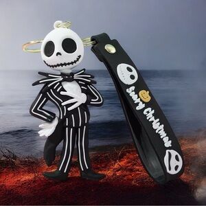New Jack Skellington Nightmare Before Christmas Key Fob ring